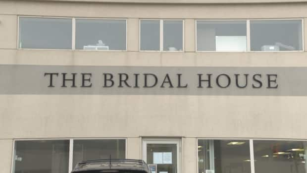 The exterior of the Bridal House in northwest Edmonton. (David Bajer/CBC - image credit)