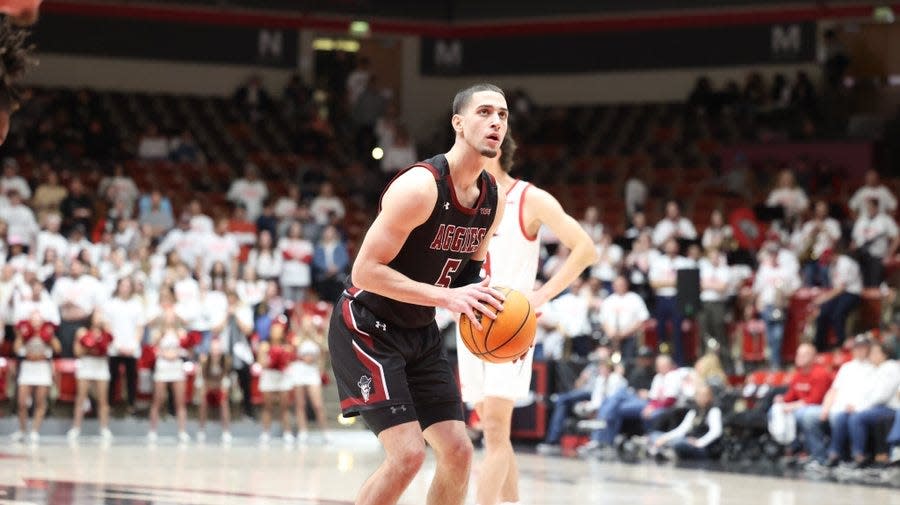 The New Mexico State men's basketball team fell to 0-7 in the WAC with a 111-76 loss at Southern Utah on Thursday.