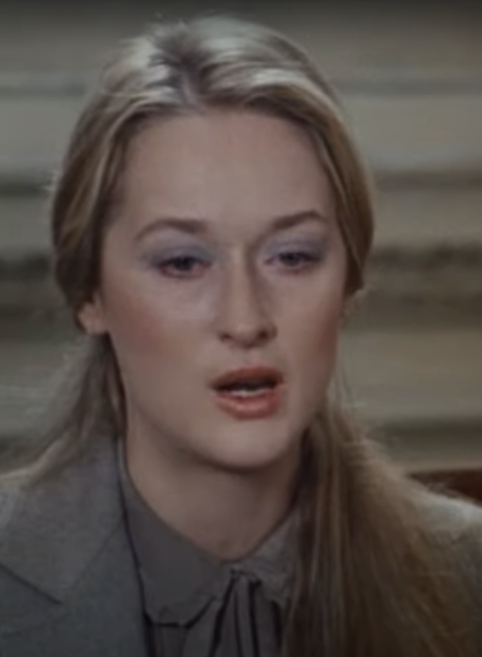 Closeup of Meryl Streep