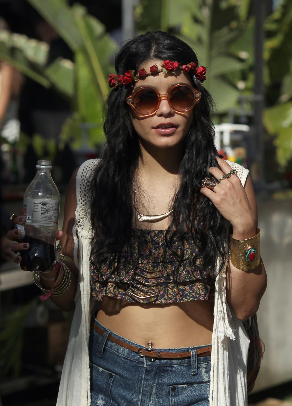 Vanessa Hudgens at Coachella in 2012. Getty Images.