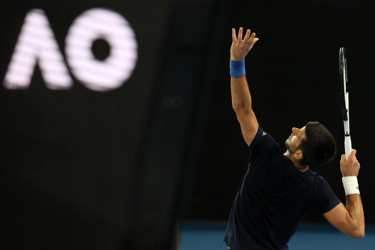 Novak Djokovic todavía no sabe si participará en el próximo Open de Australia o no. Foto: MARTIN KEEP/AFP via Getty Images