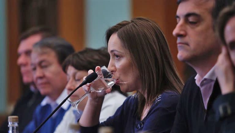 La gobernadora Vidal junto a Flores, Ocaña, Bullrich y González, quienes compitieron en la provincia de Buenos Aires en las últimas elecciones legislativas