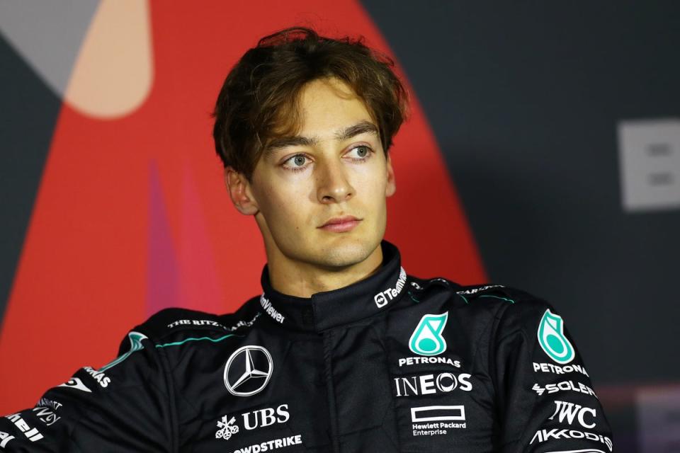 George Russell was filmed in the toilet at the Australlian Grand Prix (Getty Images)