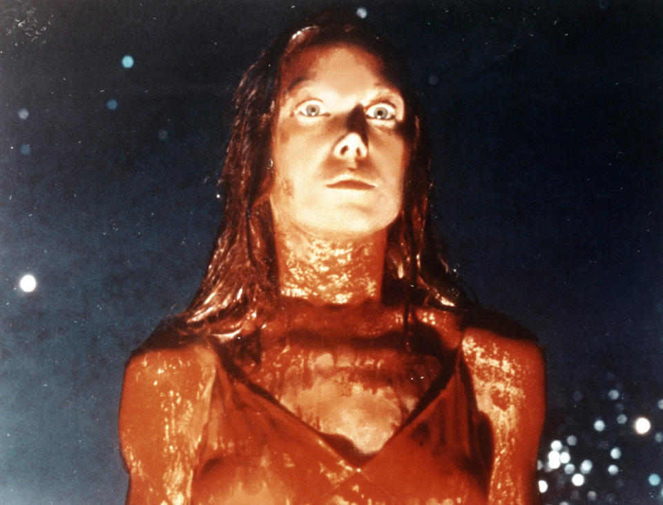 Sissy Spacek covered in blood