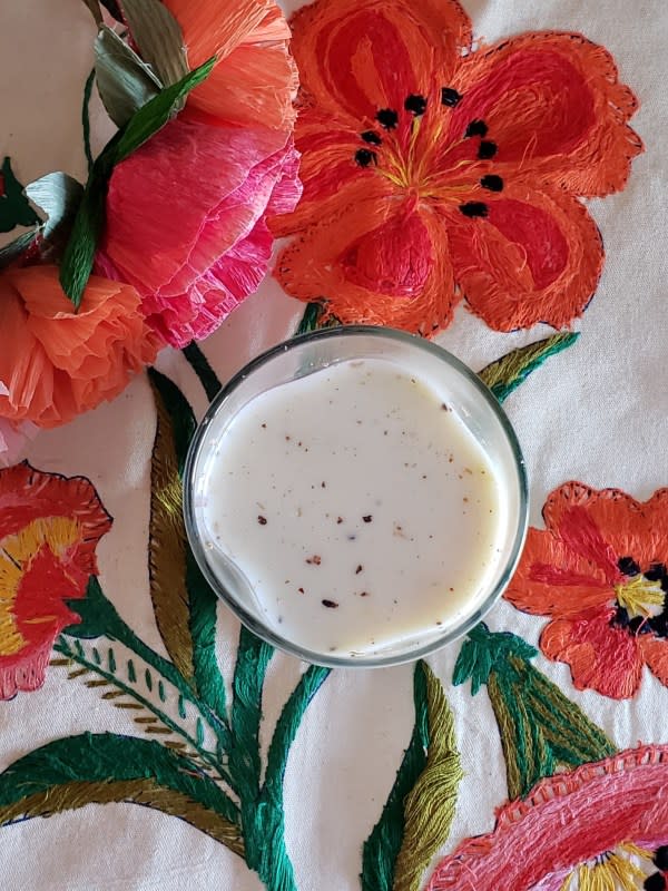 <p>Collards Are the Old Kale</p><p>A tea service adds an extra special touch to Easter brunch. This Yerba Mate Latte is an easy, great tasting alternative to coffee your guests will enjoy.</p><p><strong>Get the recipe: <a href="https://collardsaretheoldkale.com/coke-float-mate-latte/" rel="nofollow noopener" target="_blank" data-ylk="slk:Yerba Mate Latte;elm:context_link;itc:0;sec:content-canvas" class="link ">Yerba Mate Latte</a></strong></p>