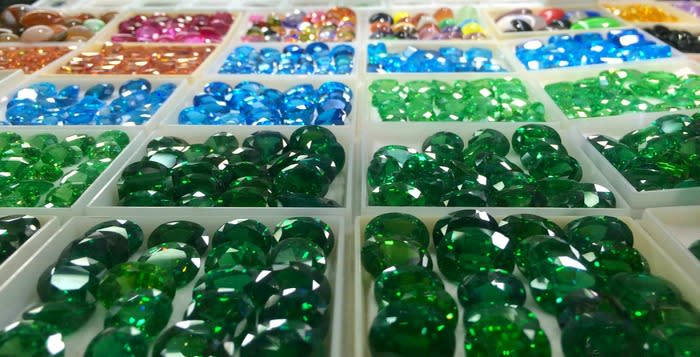 Custom-built: Shoppers can buy jewelry, independent stand-alone stones, or can have gemstones custom-built into items like rings and bracelets.