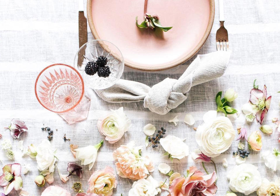 Une déco de table romantique mais pas kitsch pour la Saint-Valentin