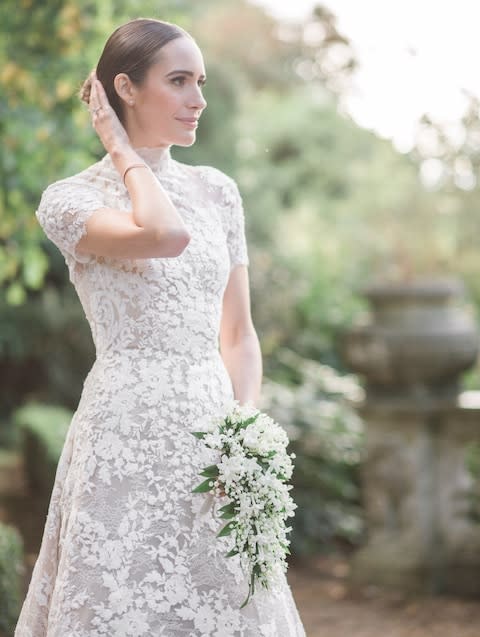 Fashion blogger Louise Roe chose a wired bouquet from Lavender Green Flowers - Credit: Fanton Photography/Fanton Photography / Lavender Green Flowers