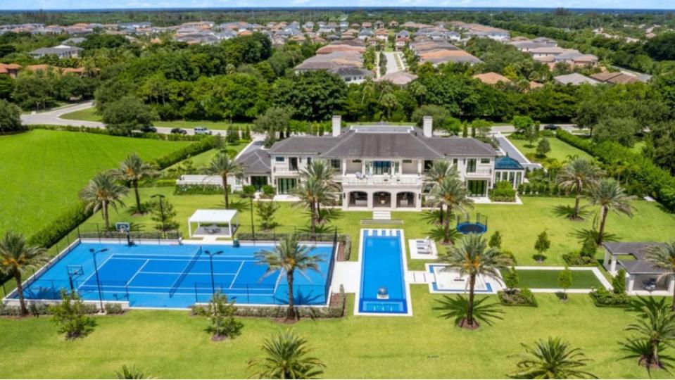 The recently listed Le Lac Cache in Delray Beach, Florida. - Credit: Douglas Elliman