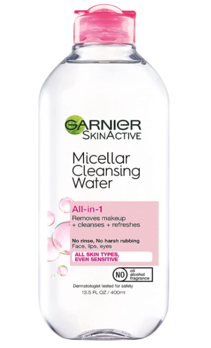 Garnier SkinActive Micellar Cleansing Water - Credit: Garnier.