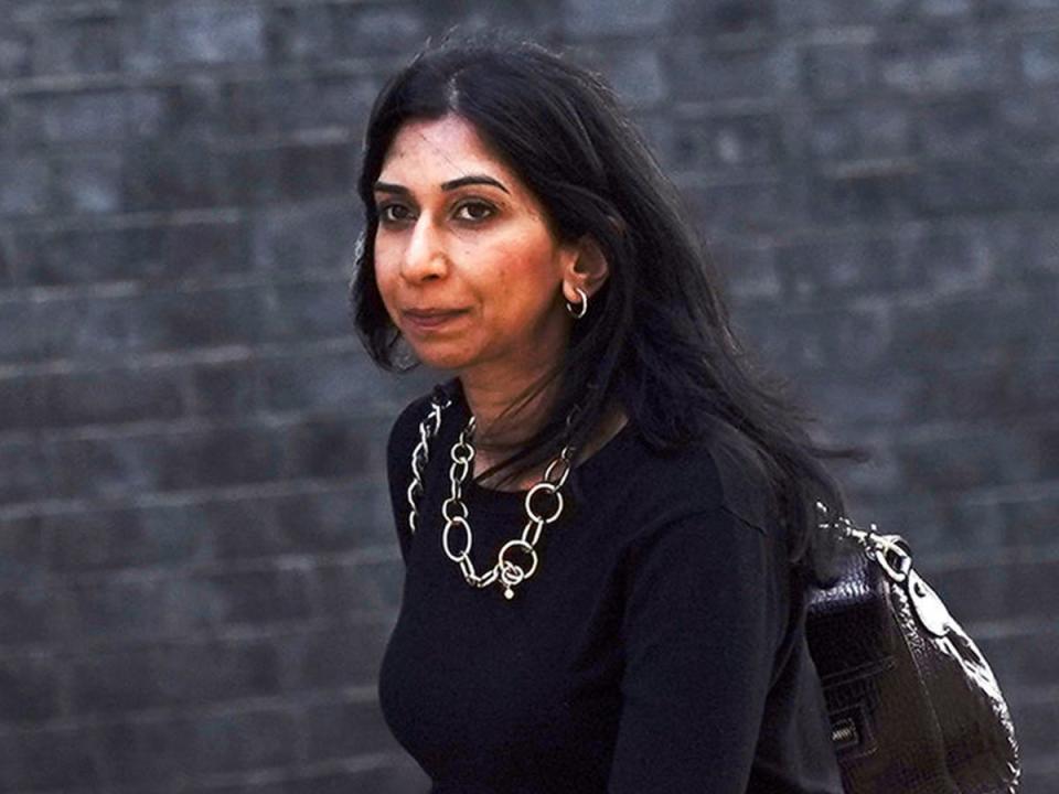 Suella Braverman is alleged to have asked staff to help her avoid getting speeding points on her driving licence (PA)