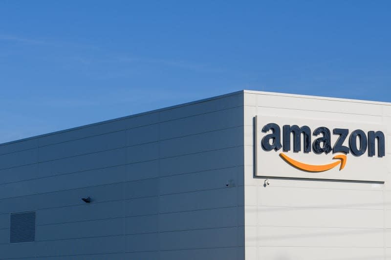 US retail and tech giant Amazon logo pictured on the company's logistics center in Suelzetal. Amazon identified and properly disposed of more than 7 million counterfeit products worldwide last year, according to a report it published on 26 March. Klaus-Dietmar Gabbert/dpa