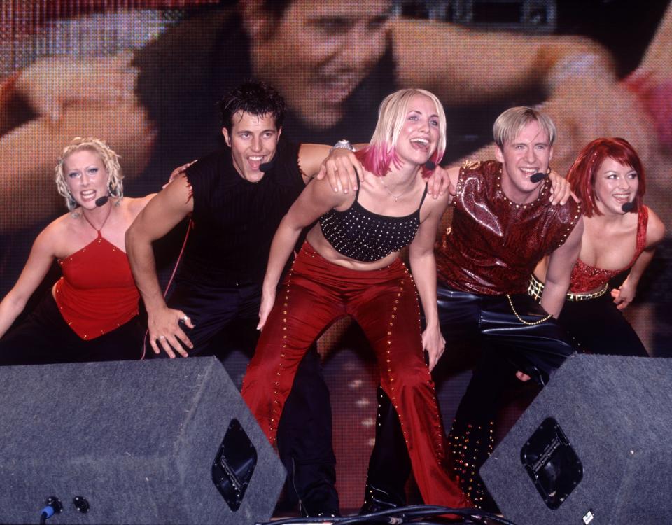 ‘All Saints and Five and S Club 7 would be all dripping in designer, whereas we’d be there in our same little sad red-and-black top’Rex Features