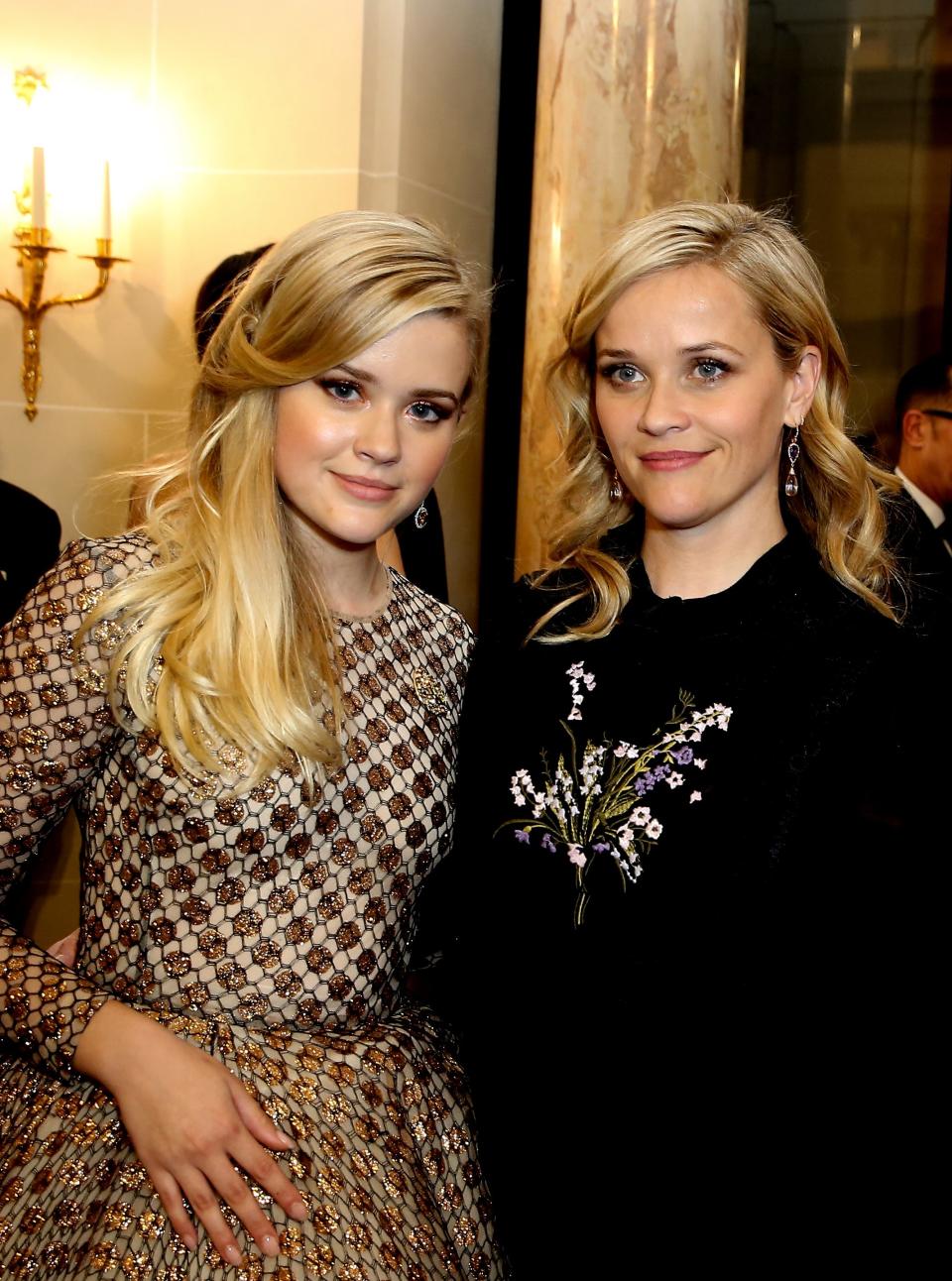 Ava Phillippe with her mother Reese Witherspoon at Le Bal in 2017.