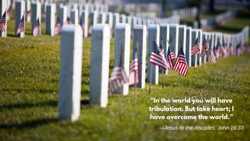 bible verses for memorial day grief