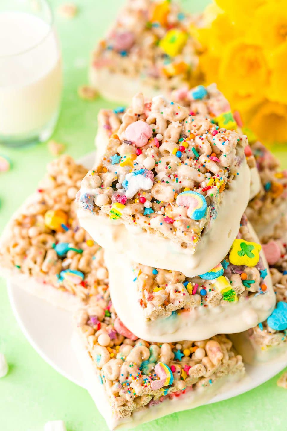 lucky charms treats st patricks day desserts