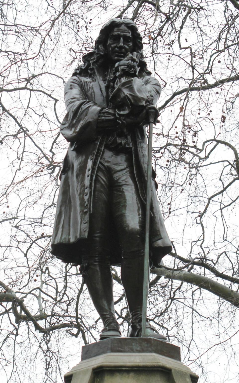 The statue of Edward Colston in the centre of Bristol - Credit:  SWNS.com