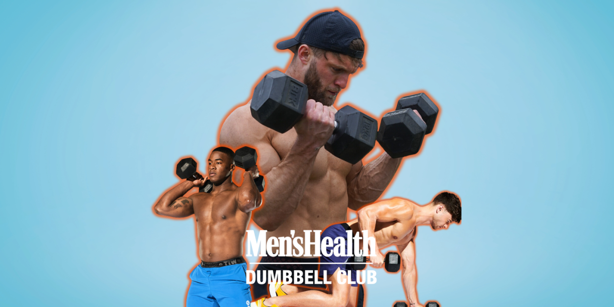 men's health dumbbell club full body training plan