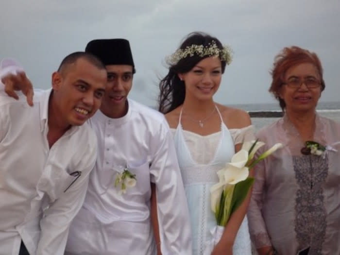 Malique and Melissa Maureen tied the knot in Bali in 2008