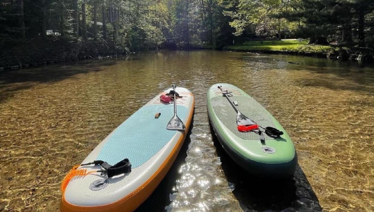 Paddle boarding is a great way to stay active and have fun throughout the summer.