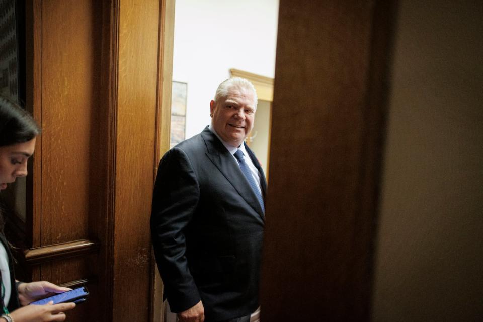 Ontario Premier Doug Ford walks to his office at Queen’s Park in Toronto on Monday. The Ford government is facing fresh scrutiny after a trove of internal documents were released. (Evan Mitsui/CBC - image credit)