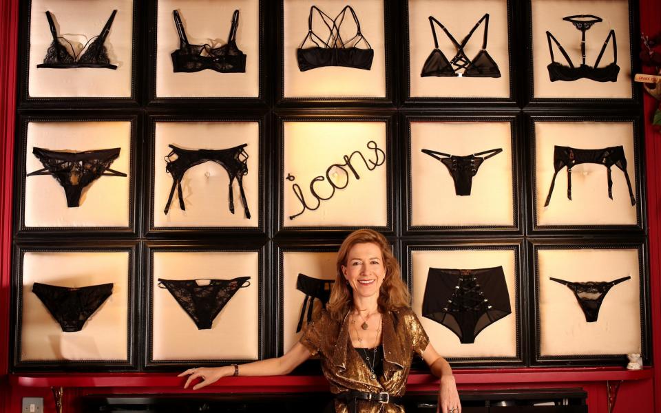 Rowan Pelling in Coco de Mer in Covent Garden - Credit: Clara Molden/The Telegraph