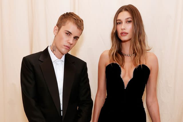 <p>Arturo Holmes/MG21/Getty</p> Justin and Hailey Bieber