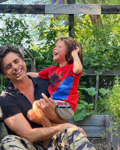 <p>John Stamos Instagram</p> John Stamos and Billy Stamos.