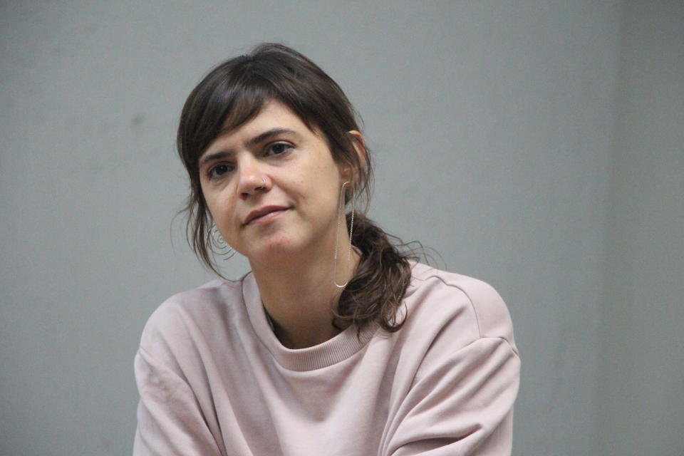 This Sept. 16, 2017 photo shows a portrait of Valeria Luiselli, author of "Desierto sonoro," winner of the Dublin Literary Award. (Angel Soto via AP)