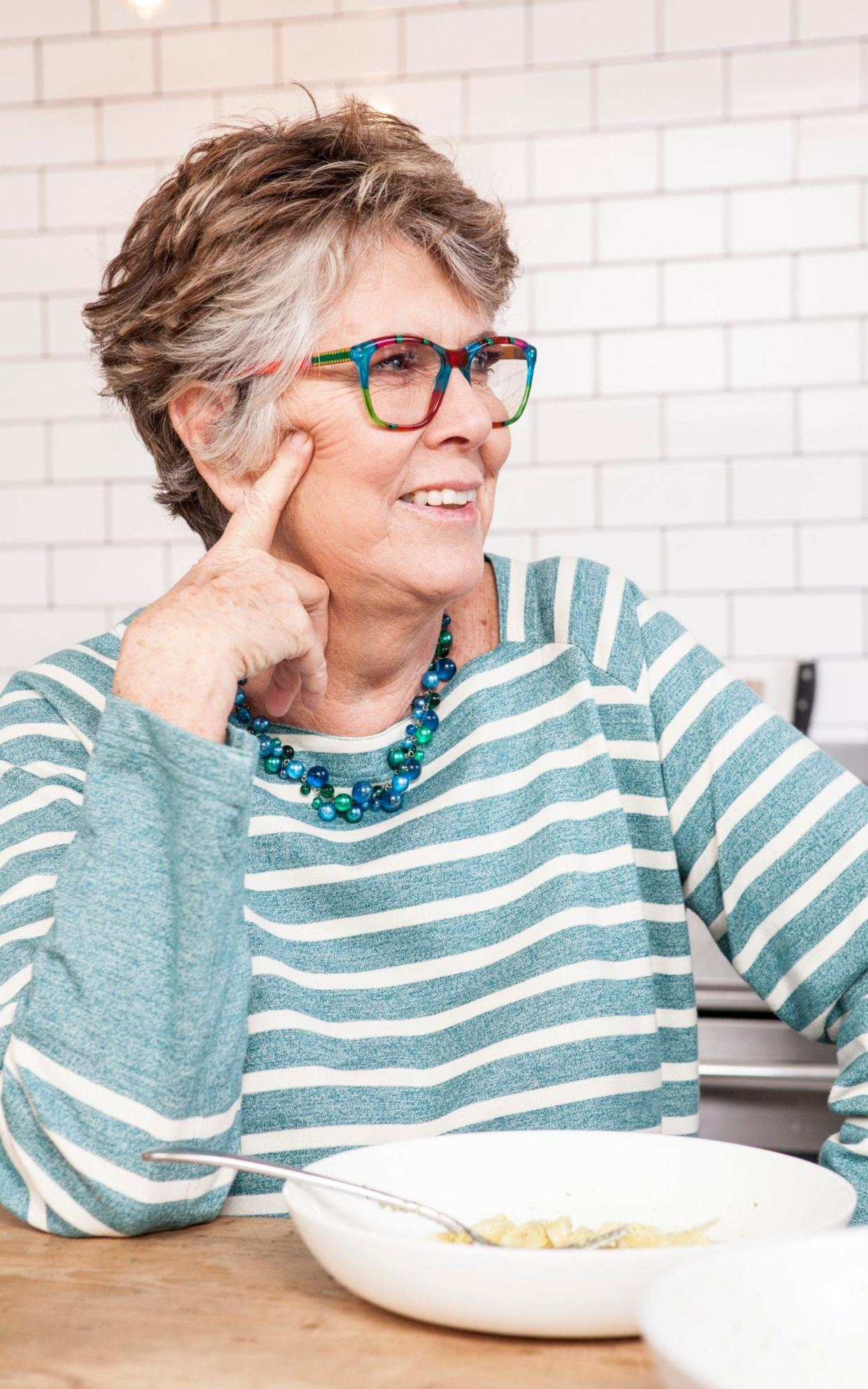 Prue Leith speaking to Saga magazine - courtesy of Saga magazine