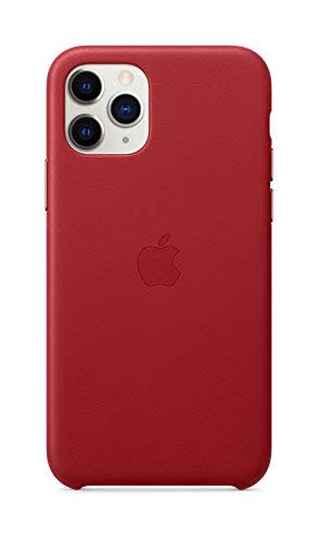 Apple Leather Case (for iPhone 11 Pro) - (Product) RED (Amazon / Amazon)