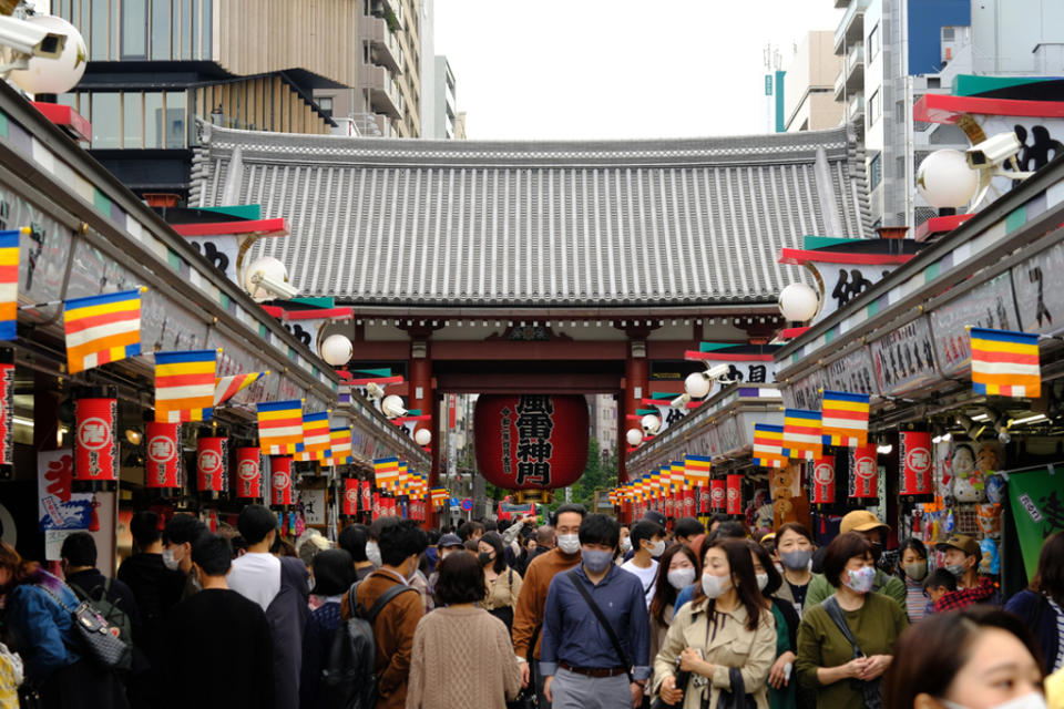 圖為日本淺草寺。（示意圖:shutterstock/達志）