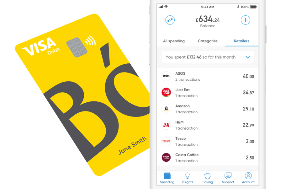 The Bo app and card. Photo: Royal Bank of Scotland