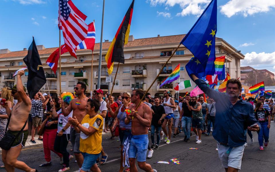 LGBT march in Torremolinos