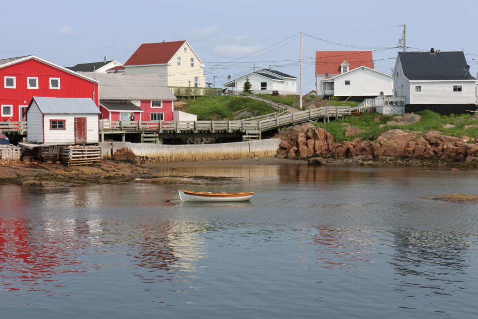 Les façades colorées d’Harrington Harbour.