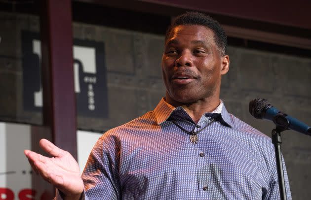 Georgia GOP Senate candidate Herschel Walker holds rally day before primary election. (Photo: Megan Varner/Getty Images)