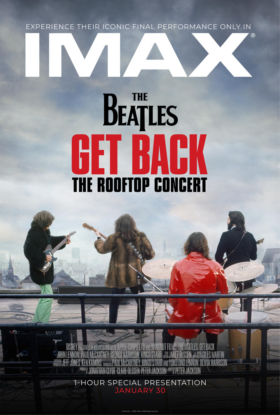 The Beatles: Get Back is coming to IMAX (Disney)