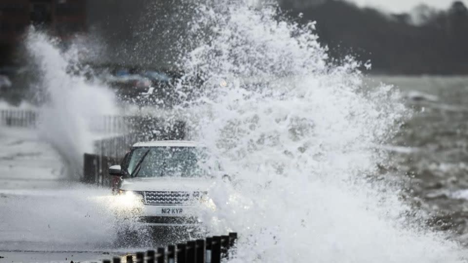 Storm Gertrude Brings causes chaos on UK land and sea