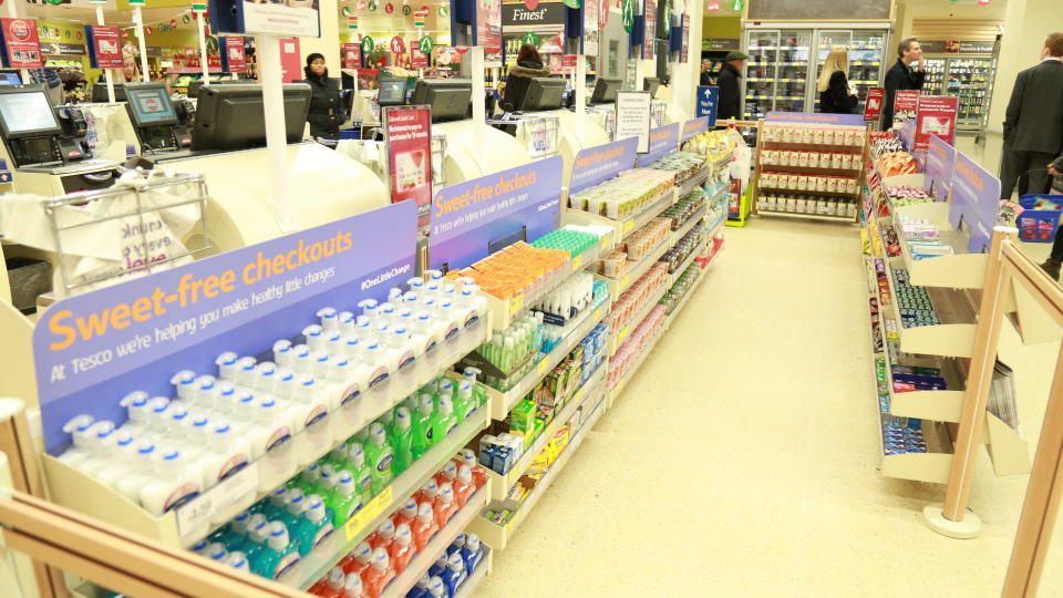 <p>Over the last decade, many UK supermarkets have made voluntary commitments to remove or limit unhealthy foods at the tills. </p>