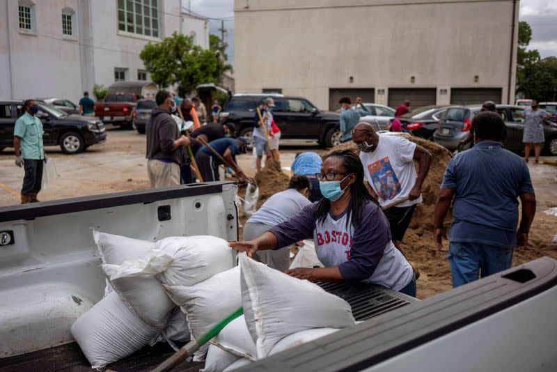 FILE PHOTO: New Orleans prepares for Hurricane Laura