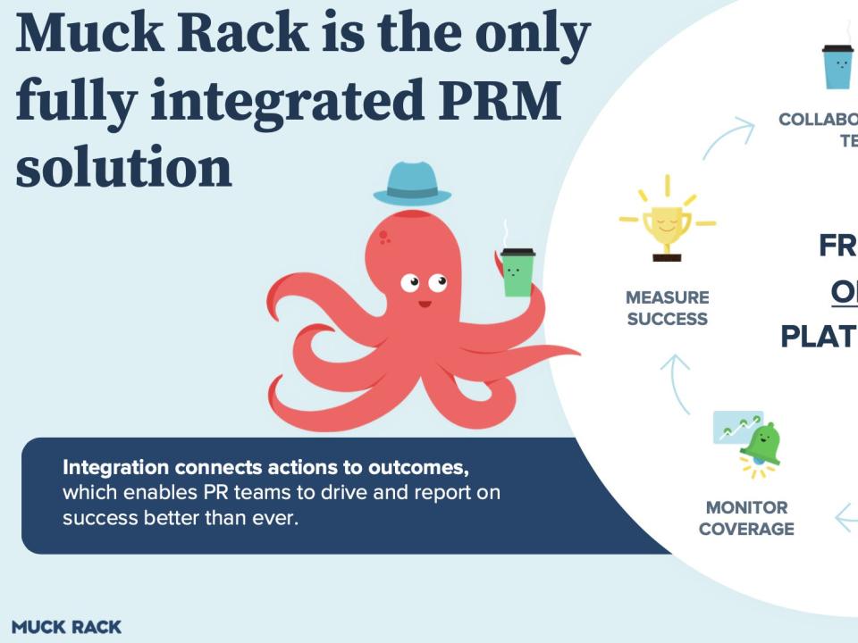 Muck Rack pitch deck page 4