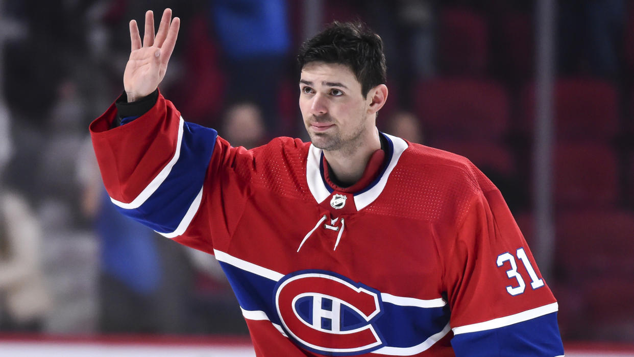 Carey Price will be back with the Habs next week.  (Photo by Minas Panagiotakis/Getty Images)