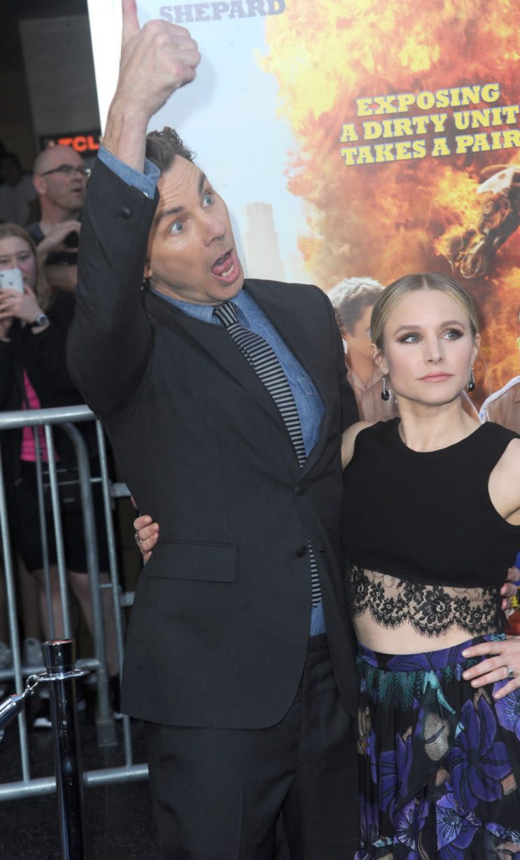 Kristen Bell and Dax Shepard at the 