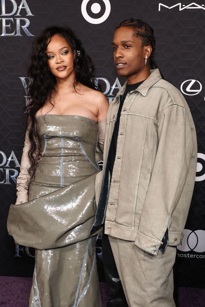 Pregnant Rihanna Sparks Speculation That She and Boyfriend ASAP Rocky Are Expecting Baby Girl