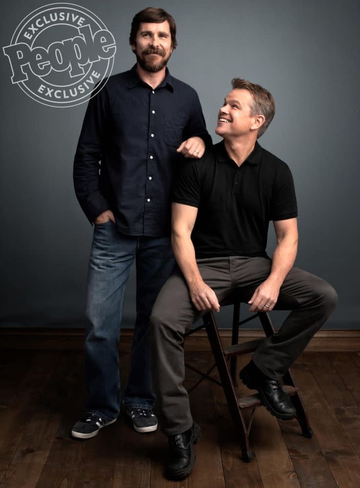 Christian Bale and Matt Damon | Celeste Sloman