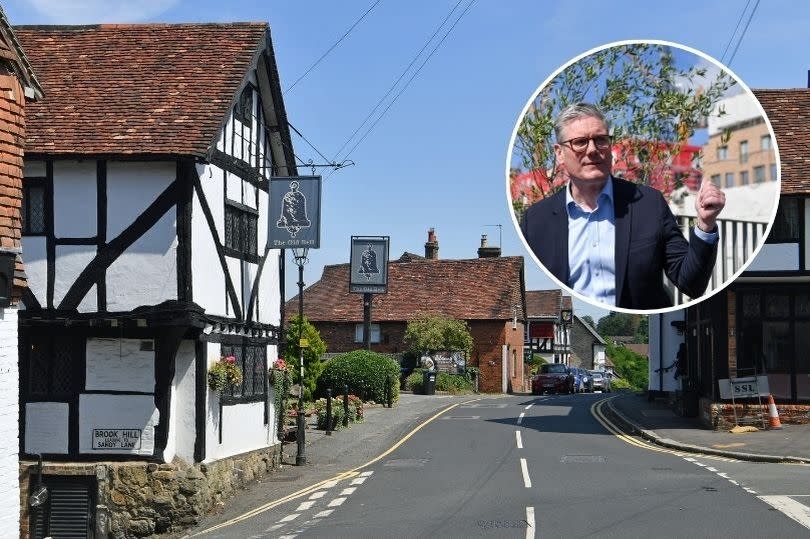 Sir Keir Starmer was raised in Oxted