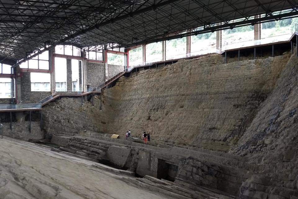 The quarry in the Guizhou province, China, where the Ichthyosaur was uncovered (PA)