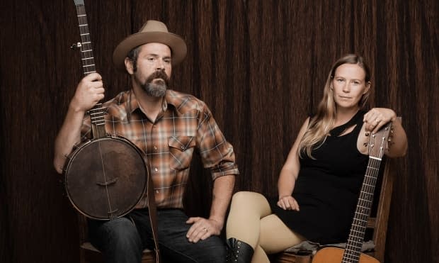 Folk duo Pharis, right, and Jason Romero of Horsefly, B.C., a small community in the Cariboo region, are planning to record a new album this fall from an updated barn on their property. (Mike Melnyk - image credit)