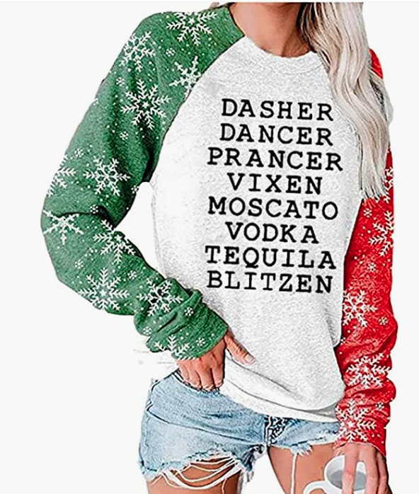 <p><strong>essential cocoon</strong></p><p>amazon.com</p><p><strong>$34.99</strong></p><p>You're sure to be the life of the party with this punny sweater on. </p>