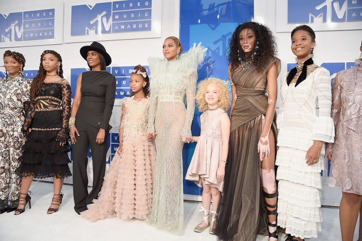 Bey and some of the women of 